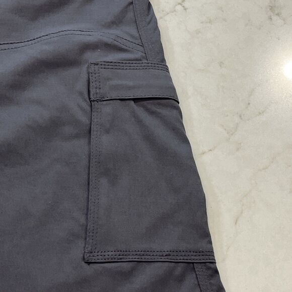 Prana NEW Stretch Zion Pant Mens 32 x 32 Shadow Gray Straight Relaxed Hiking - Picture 9 of 16